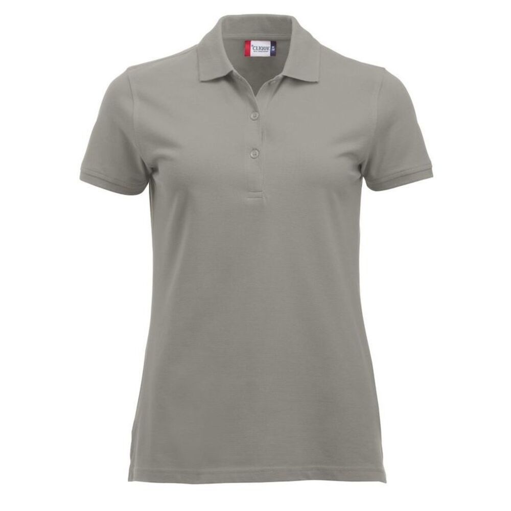 Clique Womens/Ladies Marion Polo Shirt / Silver